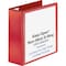 Business Source Red D ring Binder 4" Binder Capacity D 26983 - alternate 1
